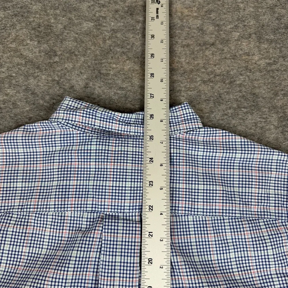 Ralph Lauren Button Down Shirt Check Cotton Boys Large L 14/16